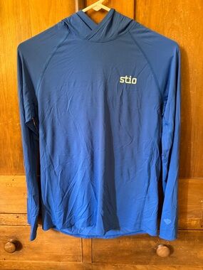 Stio Boys Royal Blue Long-Sleeve Sun Hoodie